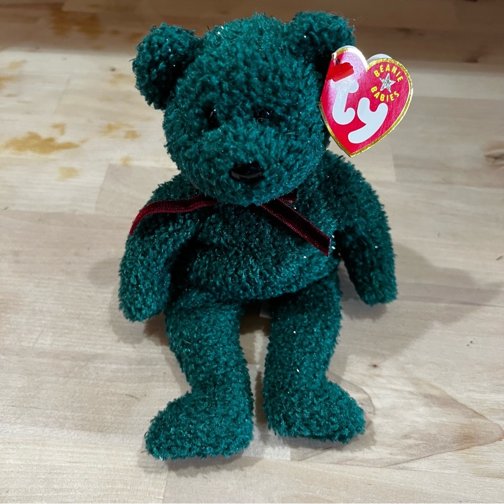 TY Beanie Babies 2001 Holiday Teddy Bear - RARE!